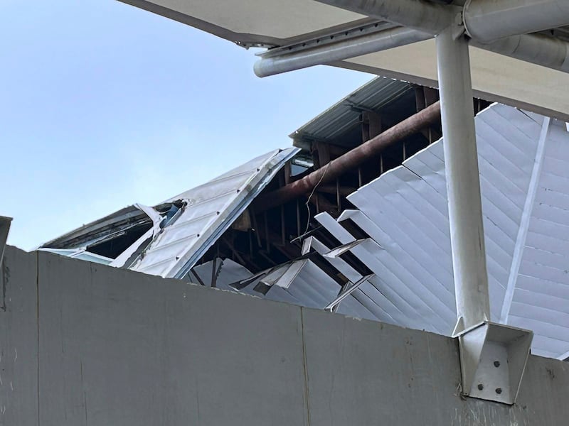 The collapse occurred at Terminal One (Shonal Ganguly/AP)