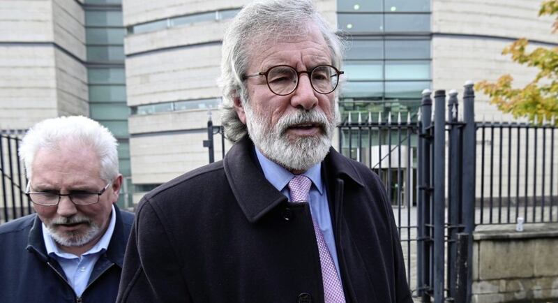 Gerry Adams has denied ordering the murder and disappearance of Jean McConville. Picture by Colm Lenaghan/Pacemaker Press.