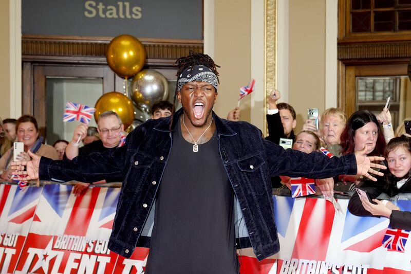 Guest judge KSI arriving for Britain’s Got Talent auditions at the Winter Gardens Blackpool