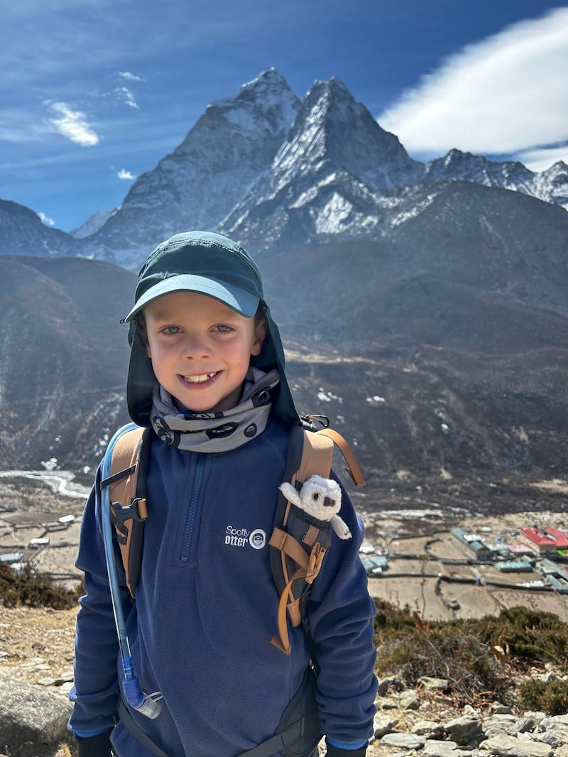 Frankie McMillan will be climbing up the three highest peaks in north Africa with his mum.