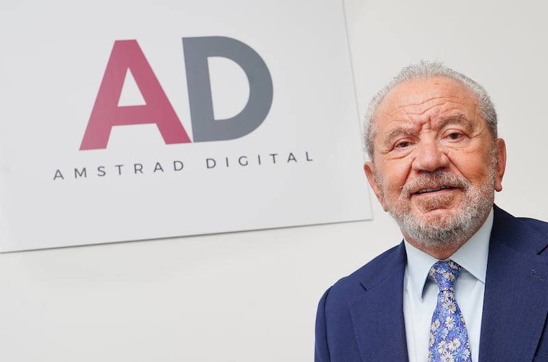 The new digital marketing company is launching 17 years after Lord Sugar sold Amstrad to Sky