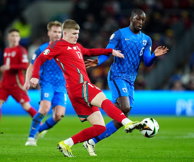 Birmingham teenager Jordan James (left) has been a revelation in the Wales midfield since making his debut 12 months ago