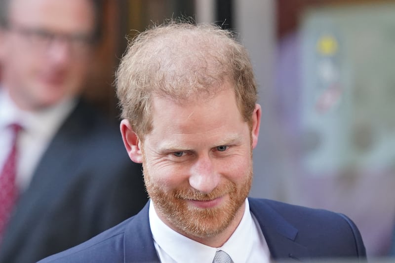 The Duke of Sussex (Jonathan Brady/PA