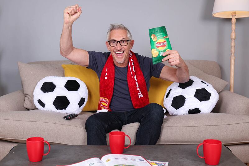 Lineker has worked with Walkers since 1995