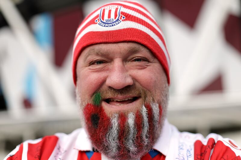 Stoke City fan Sean Ruane aka Hairy Potter 