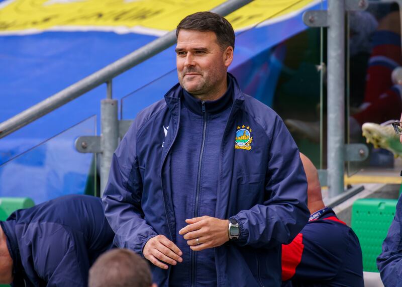 David Healy at Windsor Park on Saturday