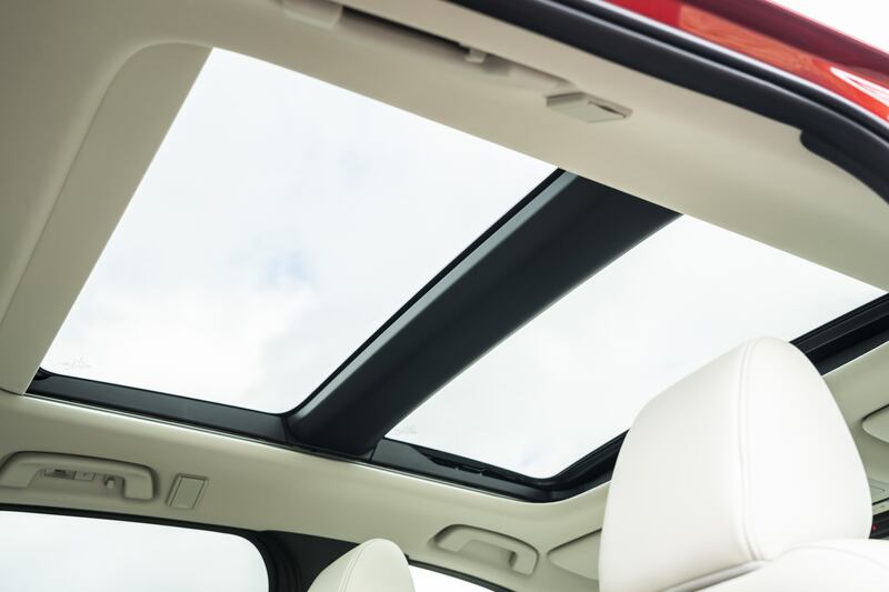 The CX-60's large sunroof is as close as it gets to recreating the MX-5's open-air feel