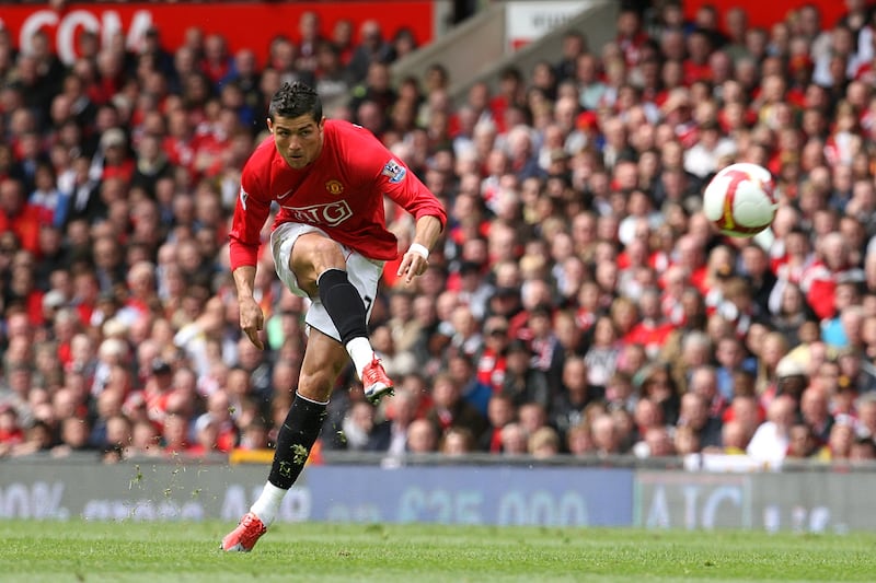 Cristiano Ronaldo blossomed at Manchester United from a skilful winger into a feared goalscorer