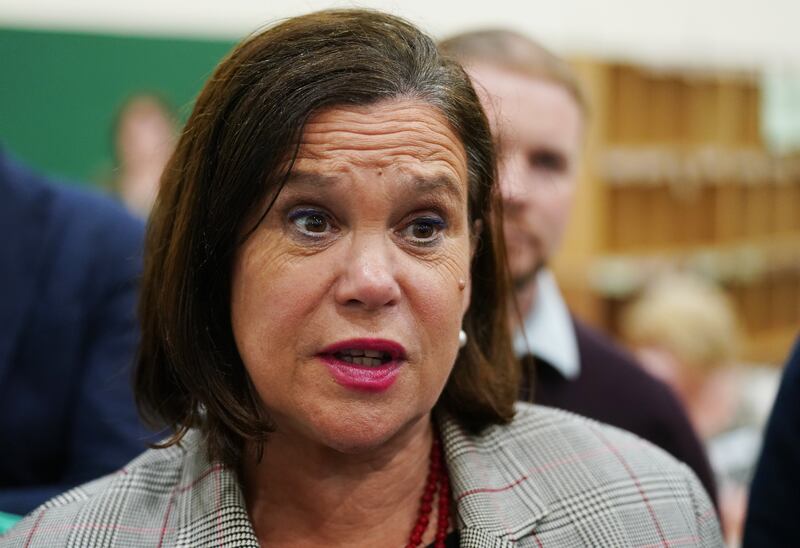 Sinn Fein leader Mary Lou McDonald questioned the price of new homes