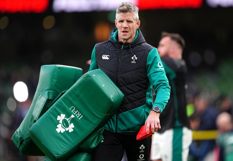 Simon Easterby with tackle bags