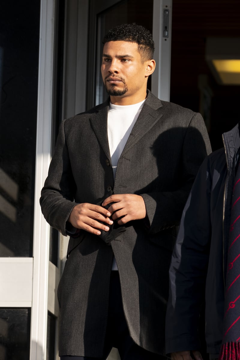 Joseph Eubank outside Brighton and Hove Magistrates’ Court, East Sussex