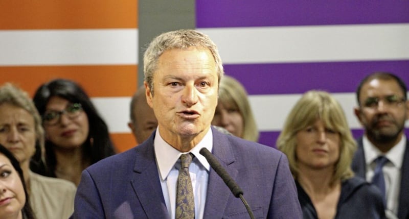 Former BBC journalist Gavin Esler, standing for Change UK in London, addressing supporters during the launch of the Change UK European election campaign in Bristol. Picture by Rod Minchin/PA Wire/PA Wire 