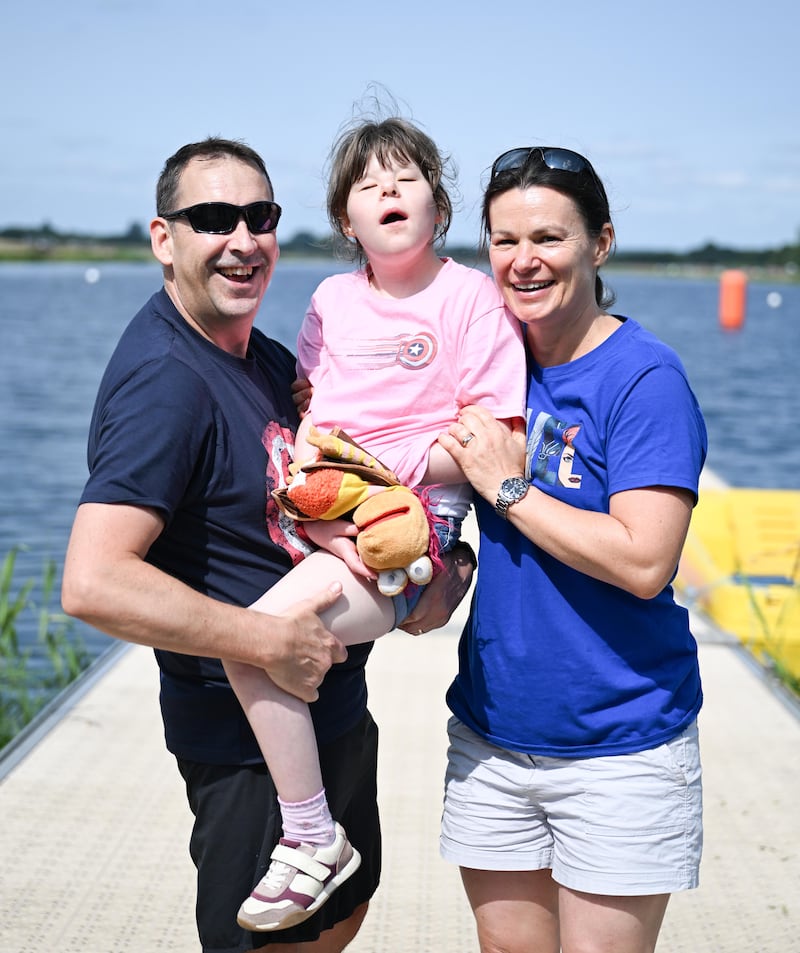 Eve Williams (middle) has a rare condition