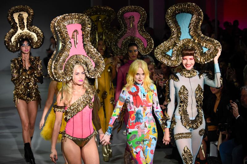 Pam Hogg’s runways are famed for their eye-catching extravagance