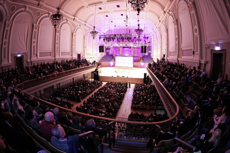 The Ireland&#39;s Future conference at Belfast&#39;s Ulster Hall in November. Picture by by Kelvin Boyes 