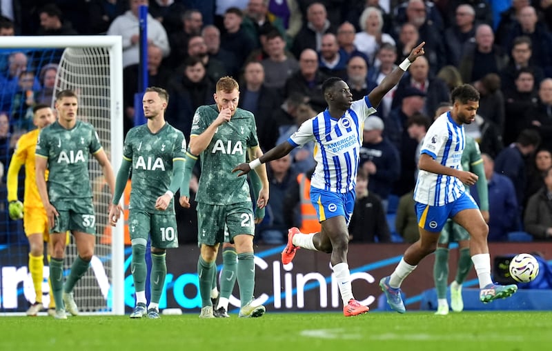 Yankuba Minteh started Brighton’s fightback