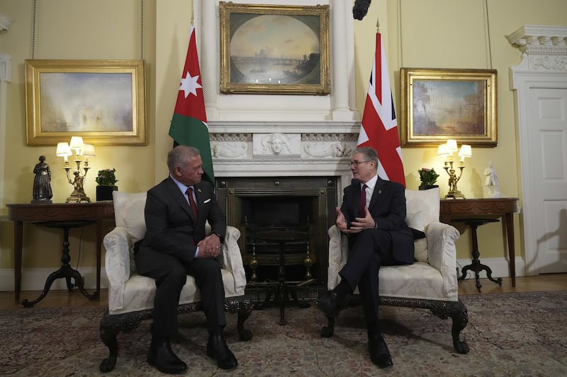 Sir Keir Starmer and King Abdullah II discussed the situation in the Middle East