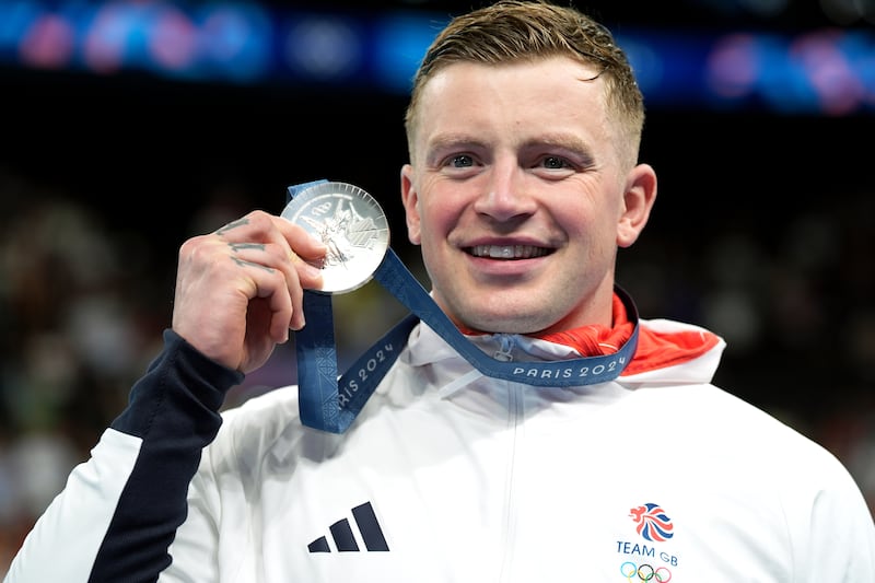 Adam Peaty won Olympic silver in the men’s 100m breaststroke final