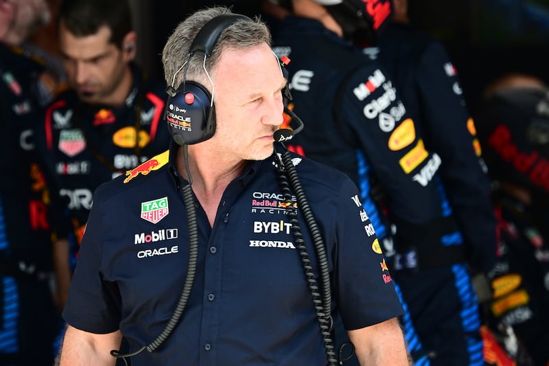 Red Bull team principal Christian Horner has been involved in a spat with Jos Verstappen (Christian Bruna/AP)