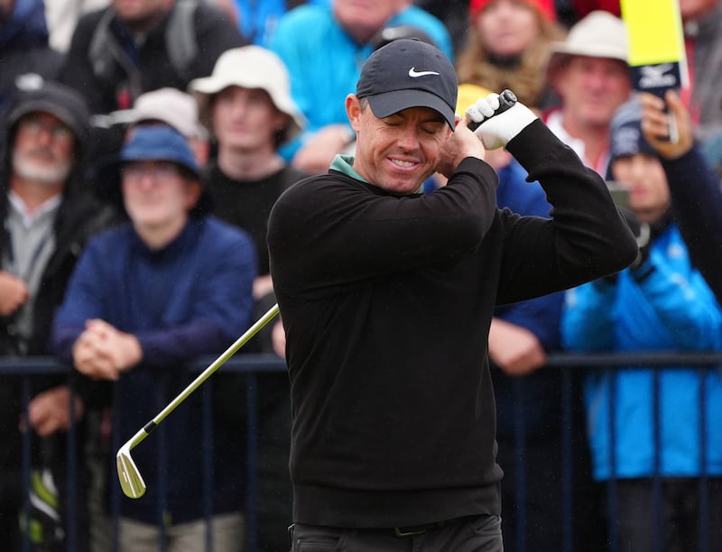 Rory McIlroy has plenty of work to do on day two of The Open just to make the cut