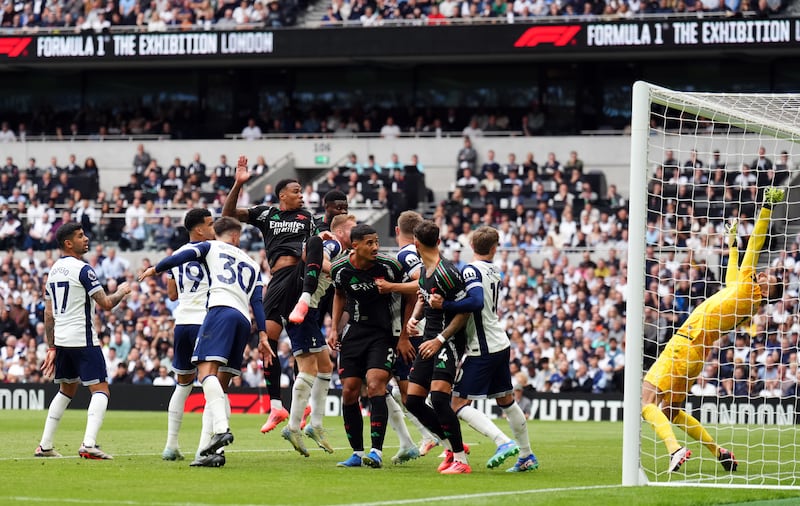 Gabriel headed home the only goal of the game