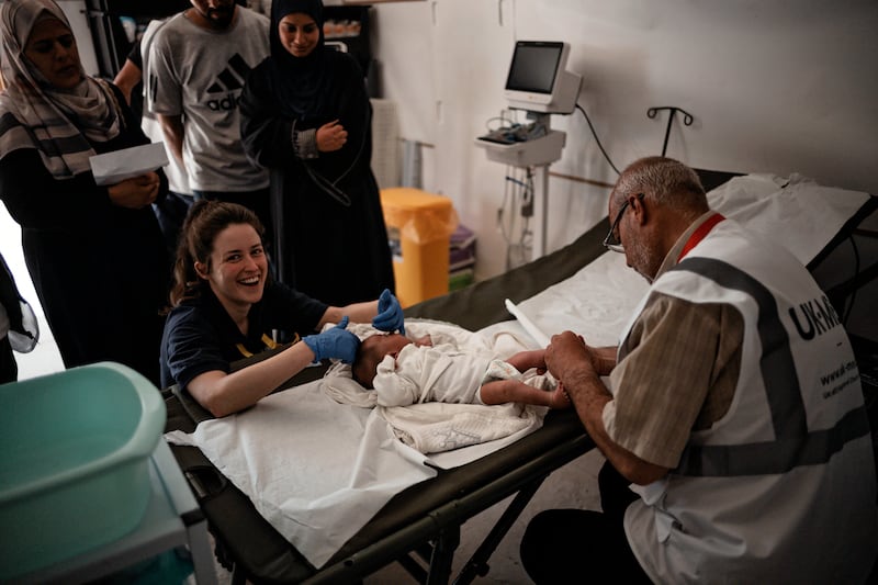 Children’s nurse Kathleen Shields was deployed to Gaza earlier this year with Manchester-based frontline medical charity UK-Med (FCDO)