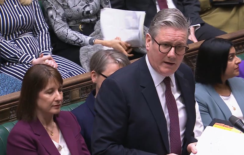 Sir Keir Starmer was pressed on his response to Donald Trump’s tariffs at Prime Minister’s Questions