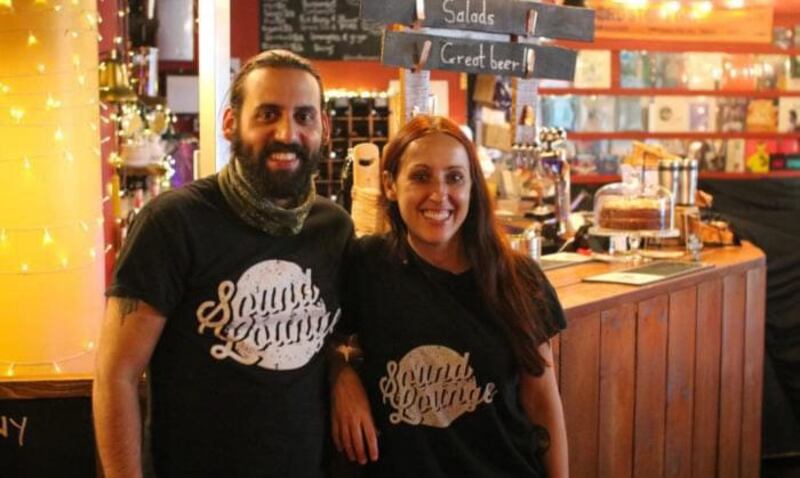 Married couple Keiron Marshall and Hannah White opened The Sound Lounge in Sutton in 2020