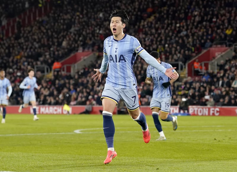 Son Heung-Min was on target with Tottenham’s second goal