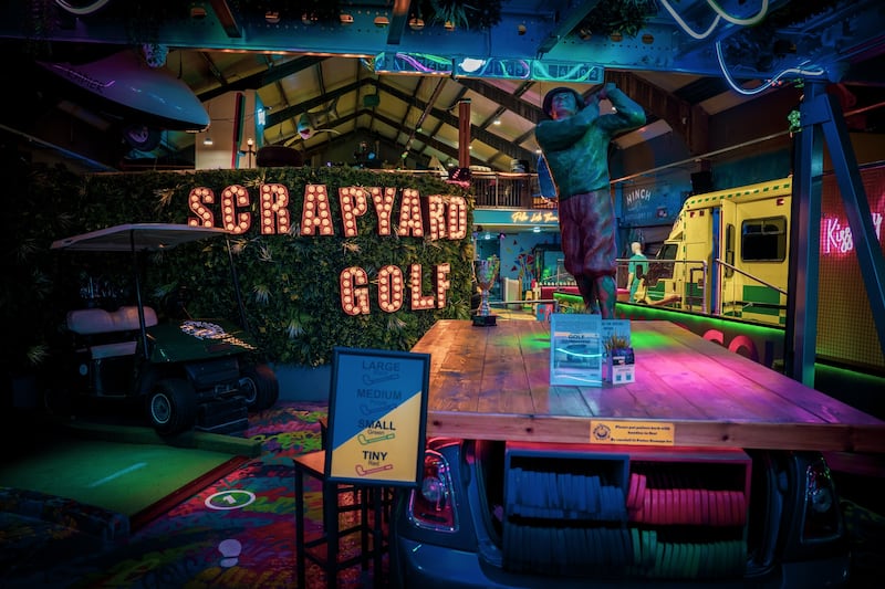 Scrapyard Golf in Glengormley opened in 2022. Picture: Scrapyard Golf/Facebook