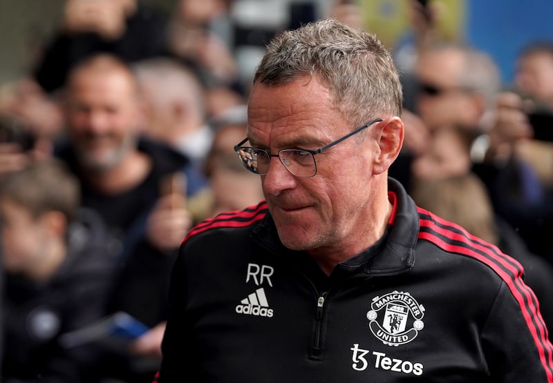 Ralf Rangnick endured a miserable time at Manchester United