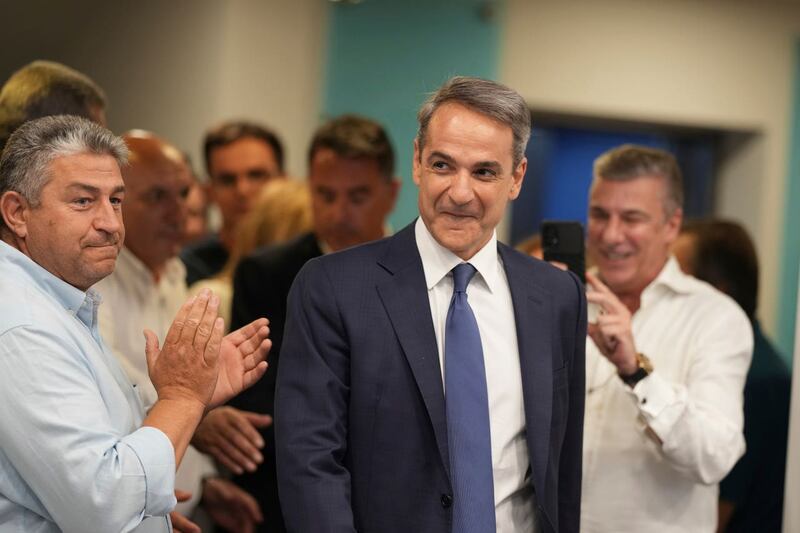 Greece’s conservative New Democracy party celebrates landslide election ...