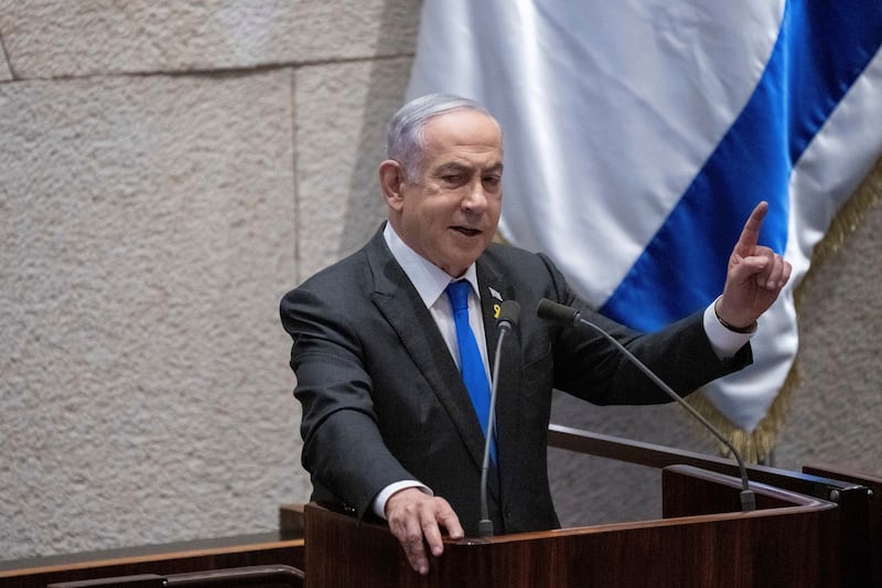 Israeli Prime Minister Benjamin Netanyahu (Ohad Zwigenberg/AP)