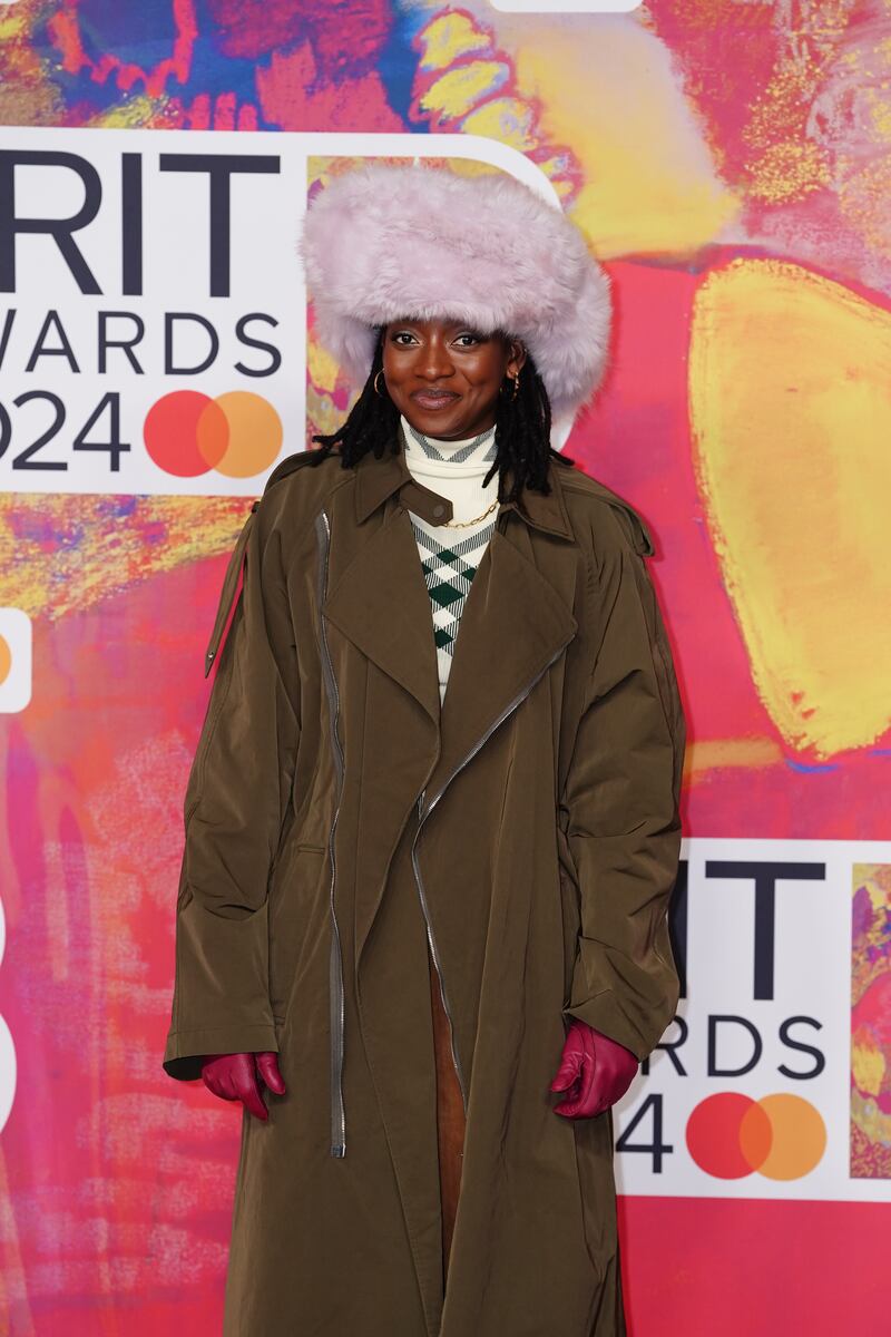 Little Simz attending the Brit Awards 2024