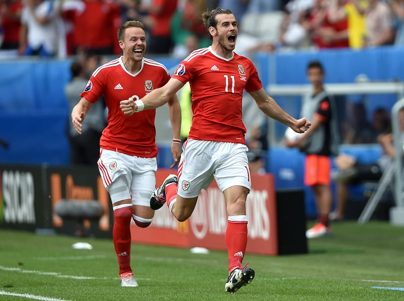 Gareth Bale scored a famous goal for Wales against Slovakia at Euro 2016