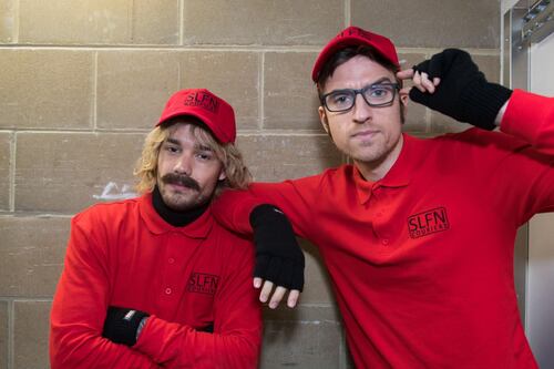 Liam Payne dons disguise for Sounds Like Friday Night sketch