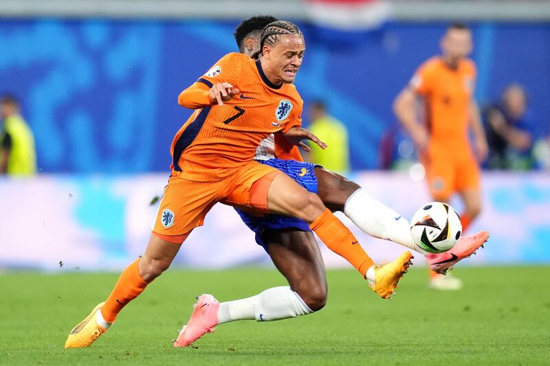 Xavi Simons has kept Netherlands’ midfield ticking