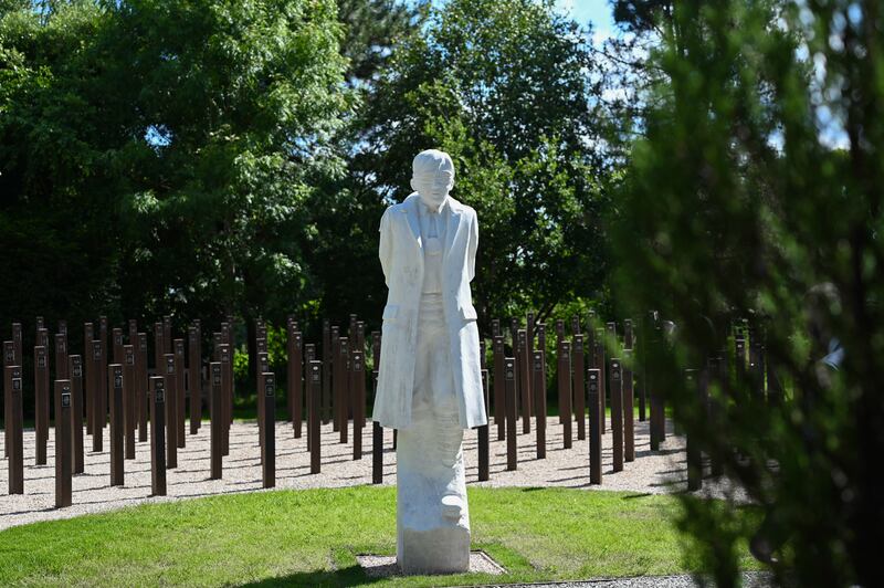 The newly refurbished Shot at Dawn memorial tribute to 309 soldiers executed during the First World War