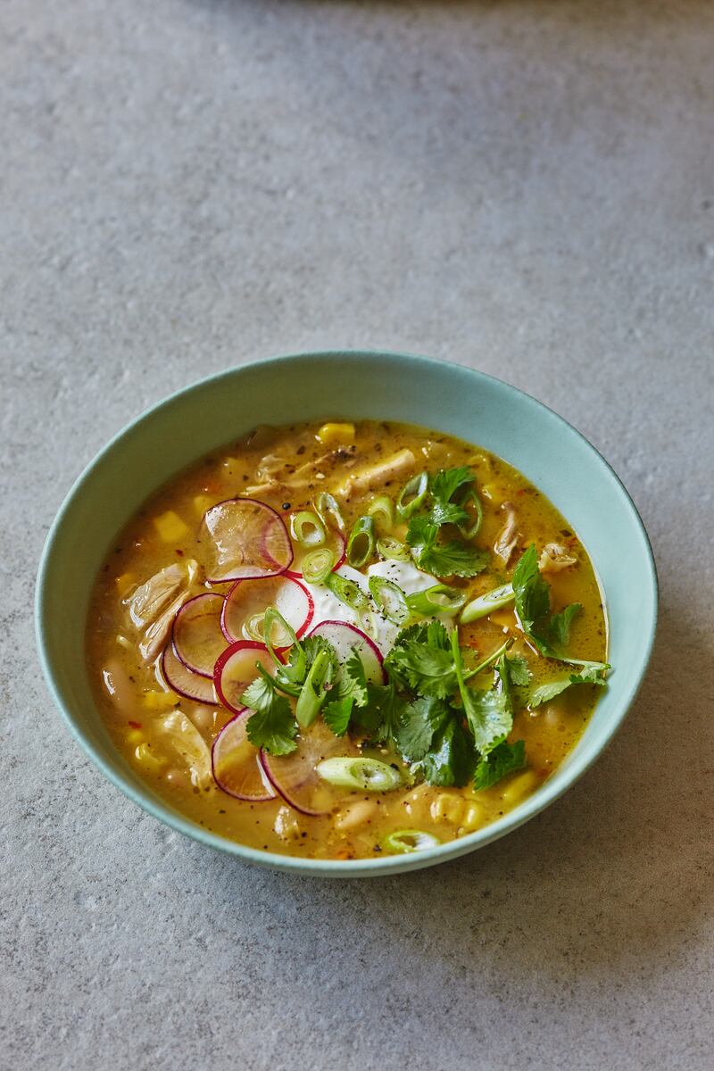 White chilli chicken from Real Healthy (Lizzie Mayson/PA)