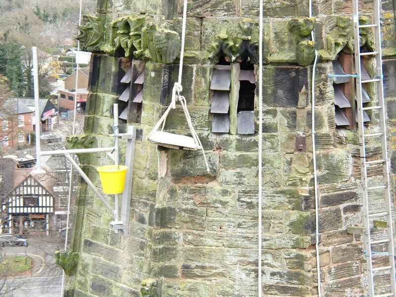 David Clover fell during work at height on the church steeple