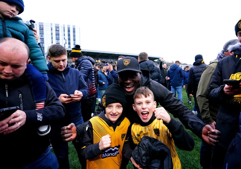 George Elokobi is hoping for another happy afternoon for Maidstone United’s players and fans