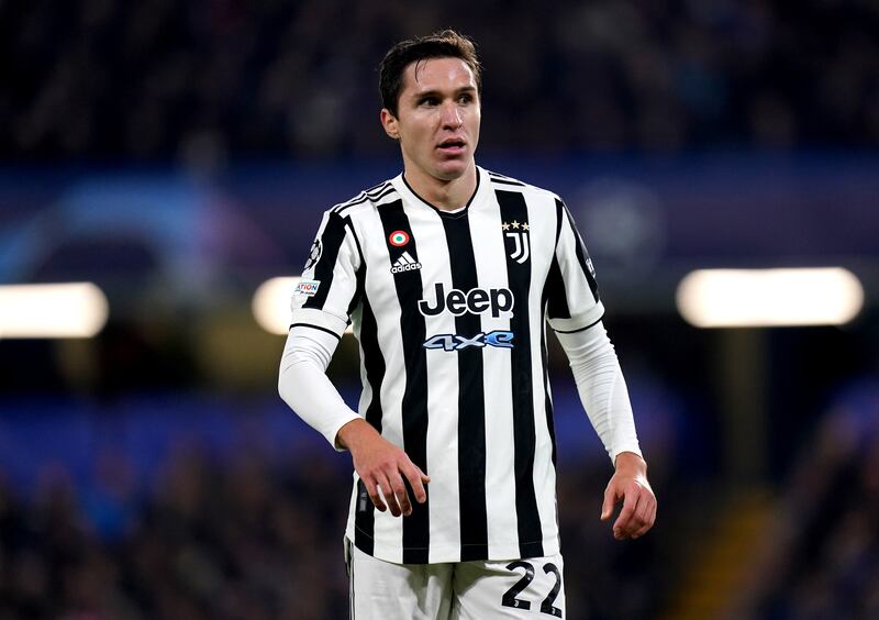 Italy winger Federico Chiesa has arrived on Merseyside to complete a move from Juventus to Liverpool