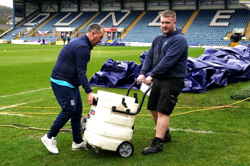 Water pumps and rain covers could not save Wednesday’s game