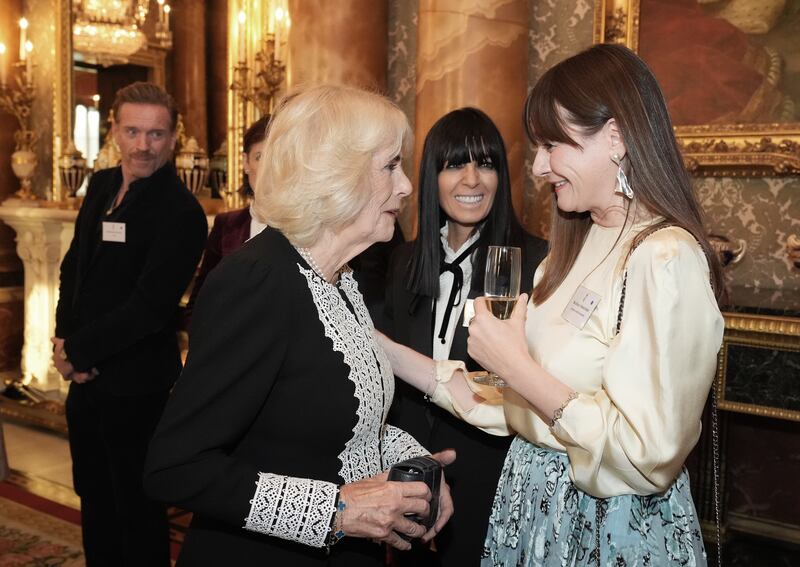 Camilla attended a reception to mark the centenary of the Film and TV charity at Buckingham Palace last week