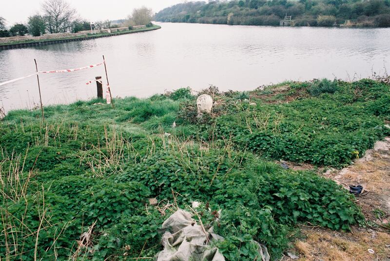 Police issued a photo of an area close to the scene where the body of Carol Clark was discovered at Sharpness Docks