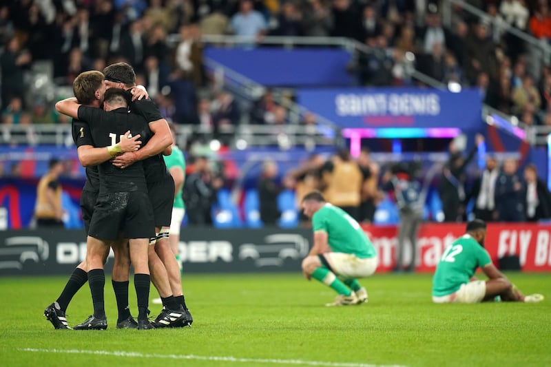 New Zealand players celebrate