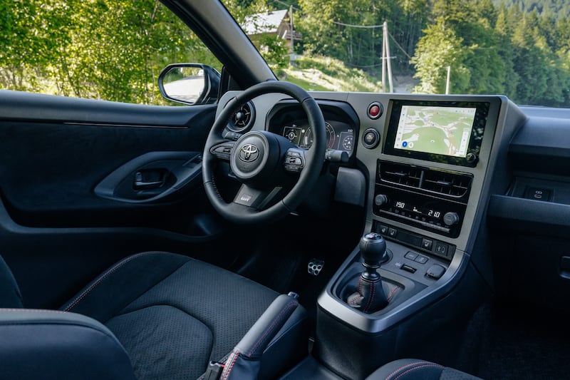 The dashboard now features a boxier design angled towards the driver. (Toyota)