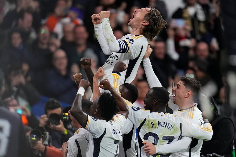Luka Modric steered Real Madrid to victory (AP Photo/Manu Fernandez)