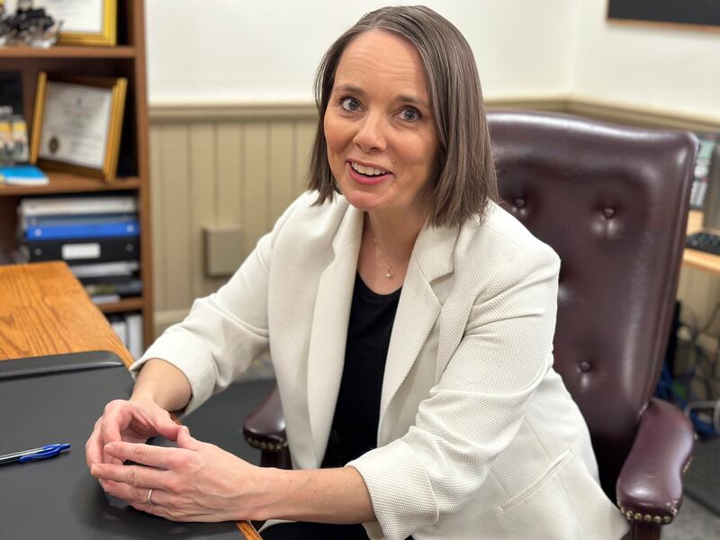 Maine Democratic Secretary of State Shenna Bellows’ appeal of the order requiring her to await the Supreme Court decision was dismissed (AP Photo/David Sharp)