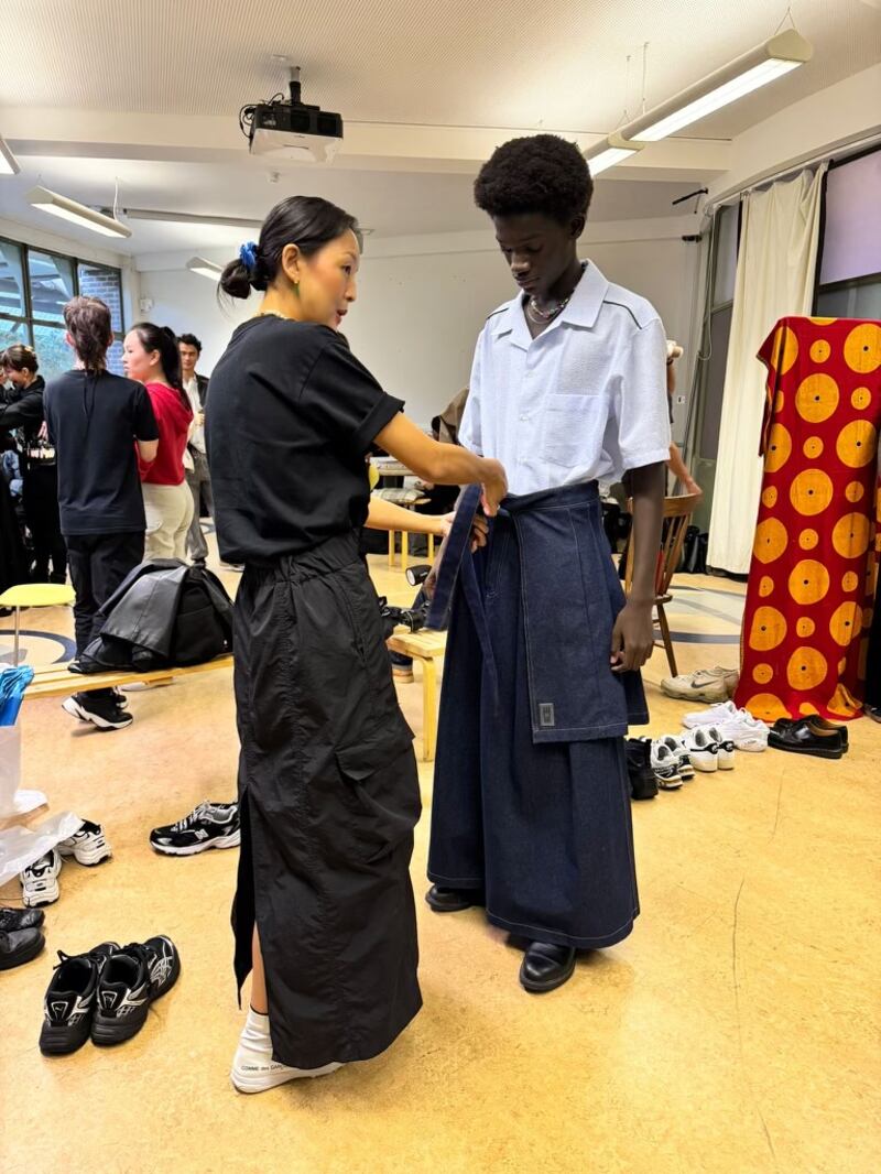 Margaret Sam (left) is believed to be the first British Chinese designer to showcase her latest collection at the Museum of the Home in Hoxton, London (Margaret Sam)